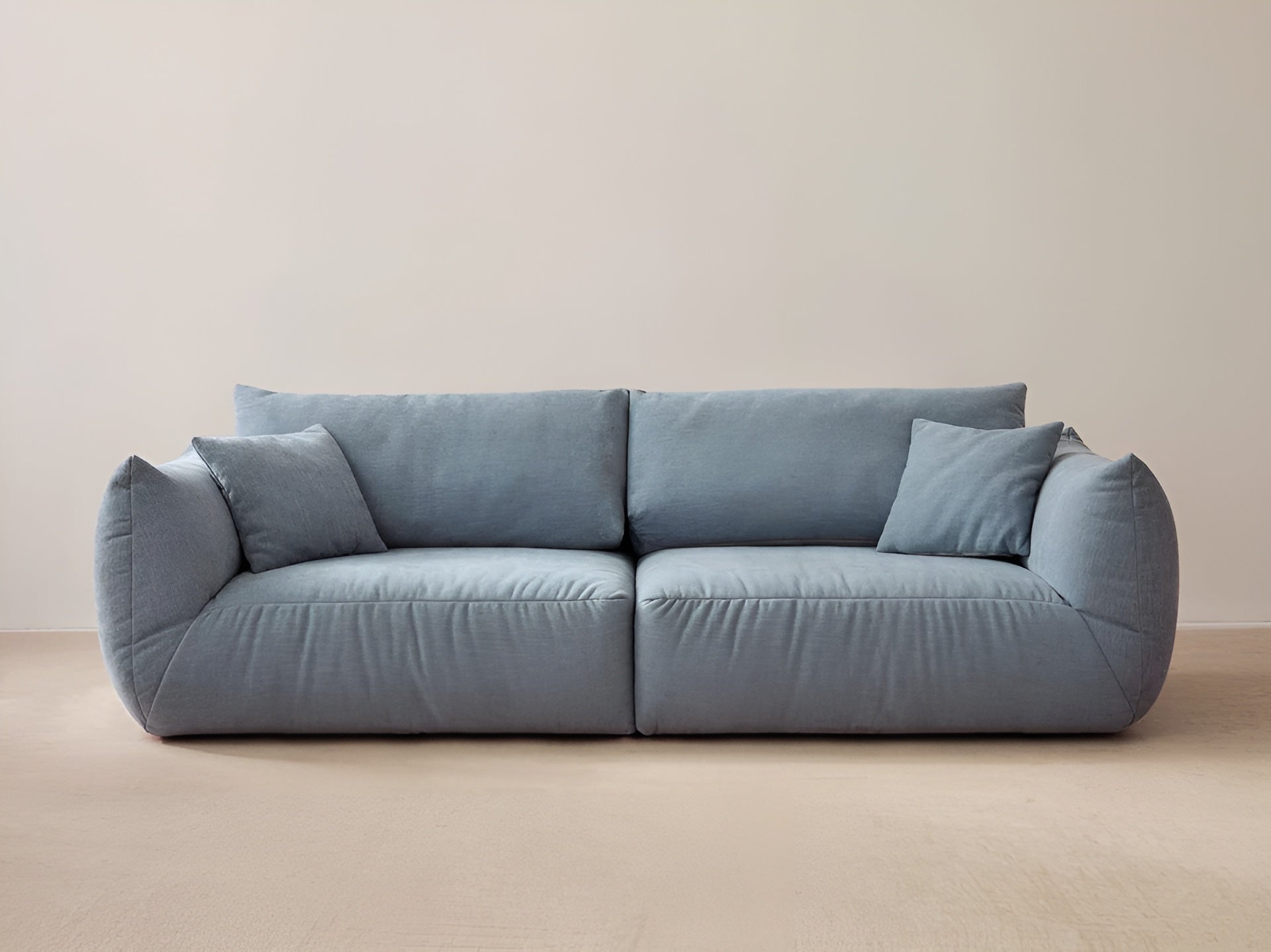 4-seater Sofa CHRIS light blue chenille