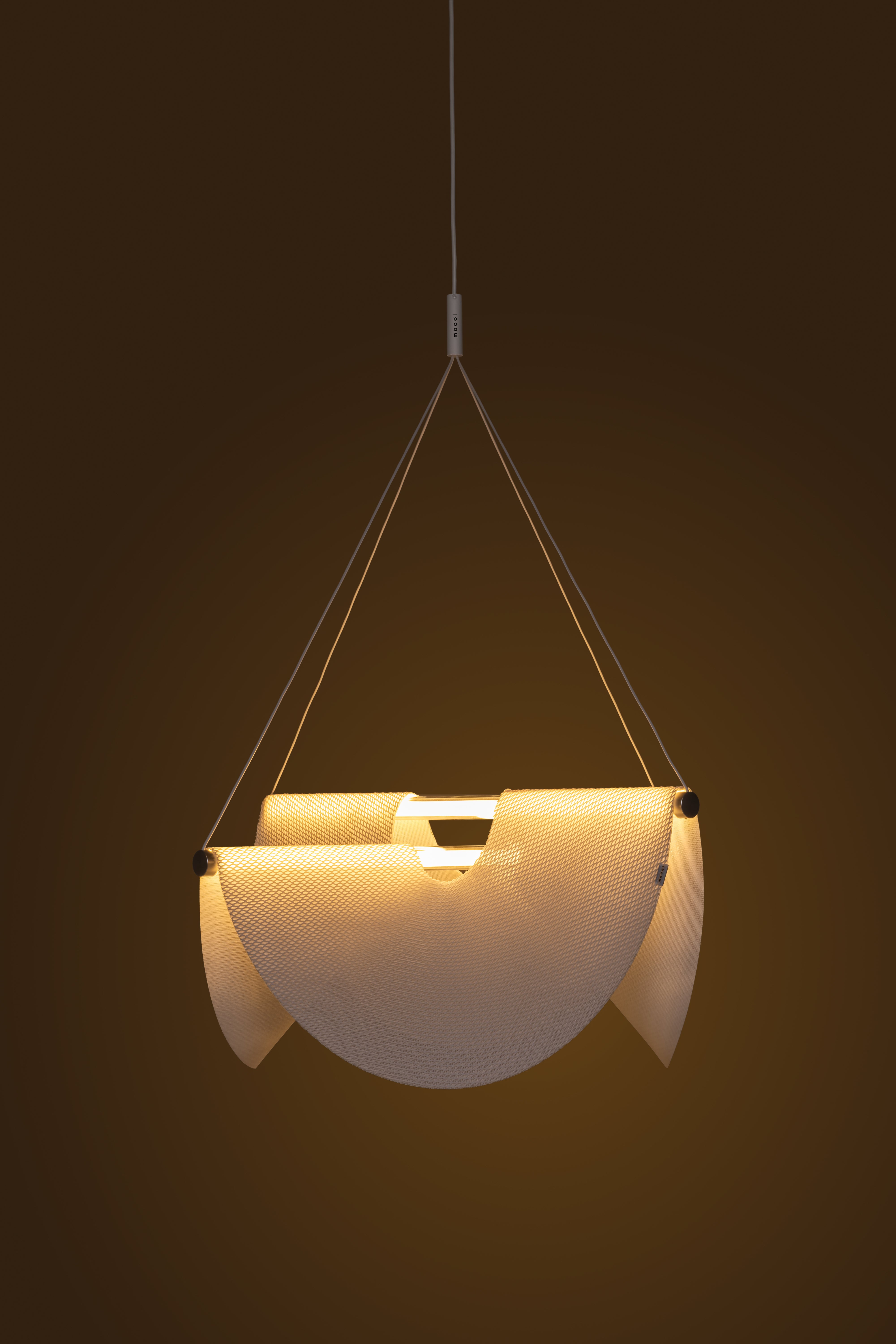 Hanglamp DRAPE LIGHT met gedrapeerde stof