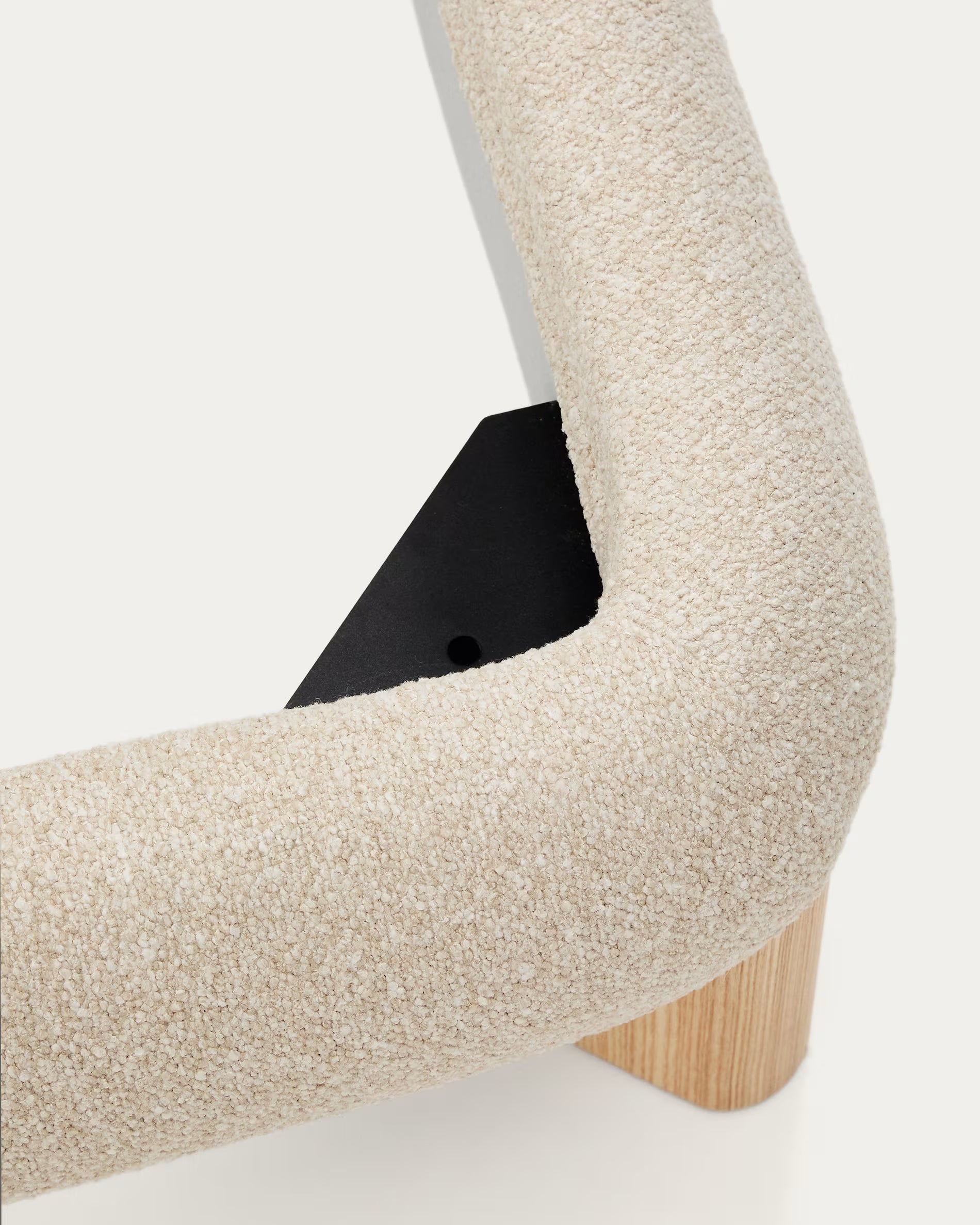 ODINA bed ecru with ash base