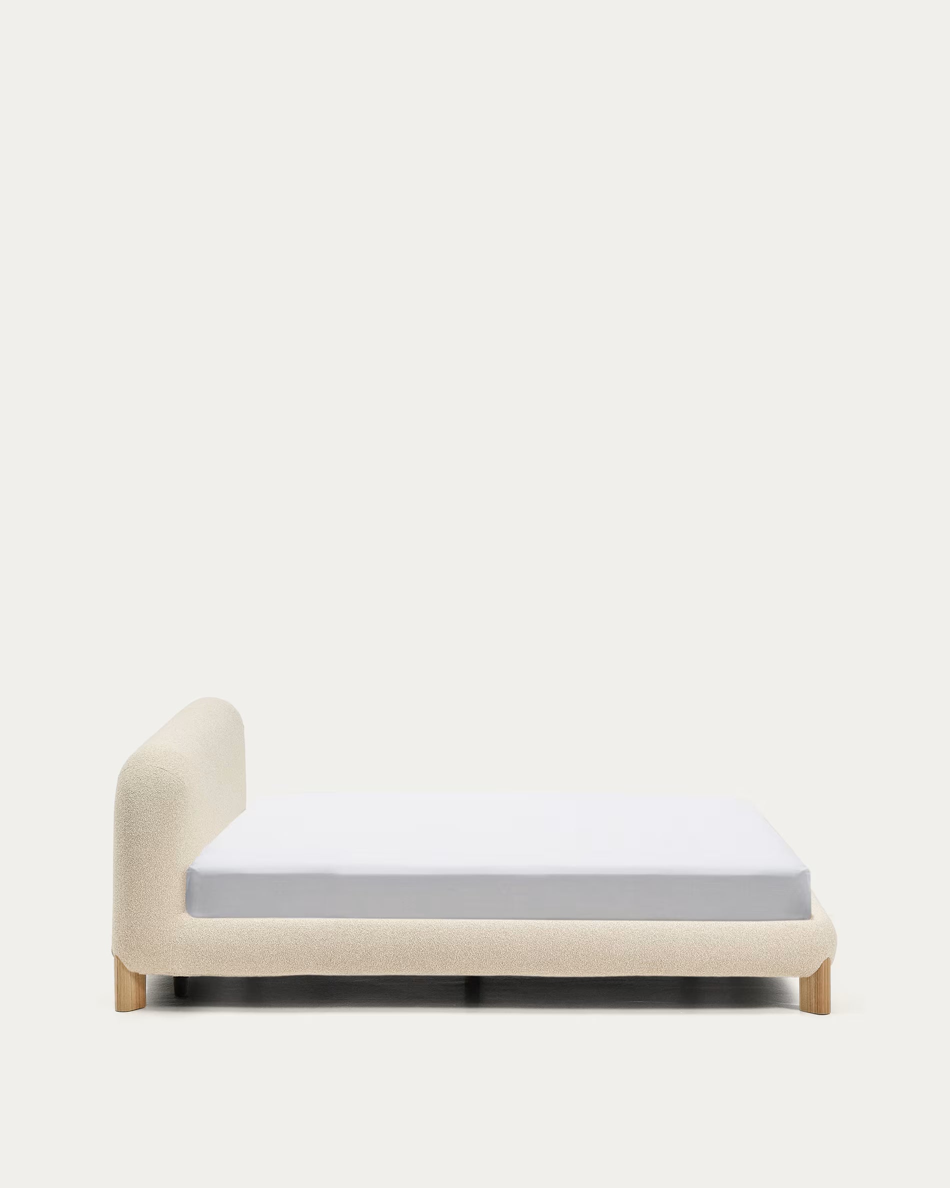 ODINA bed ecru with ash base