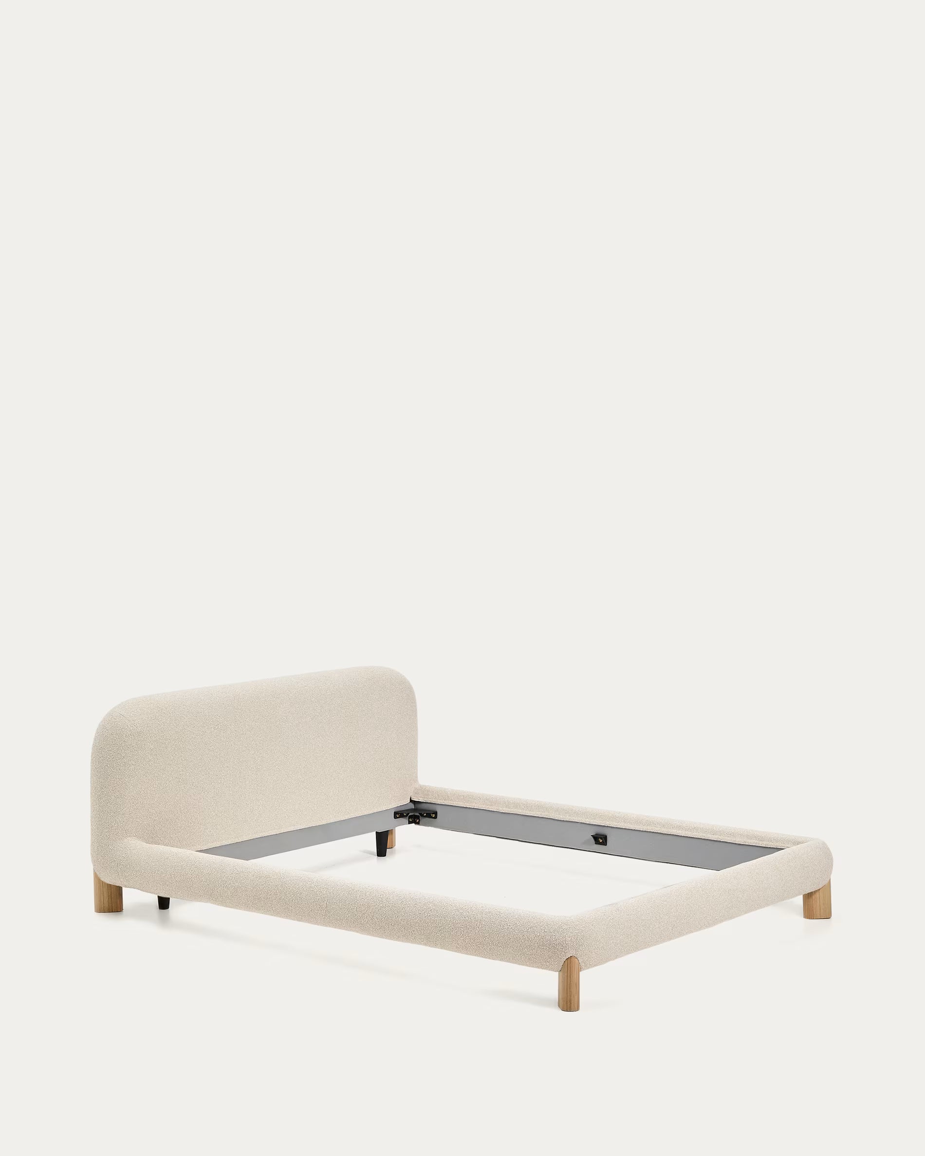 ODINA bed ecru with ash base