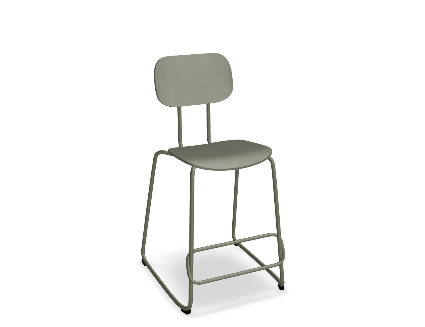 Hoker NEW SCHOOL oliwkowa podstawa – styl nowoczesny