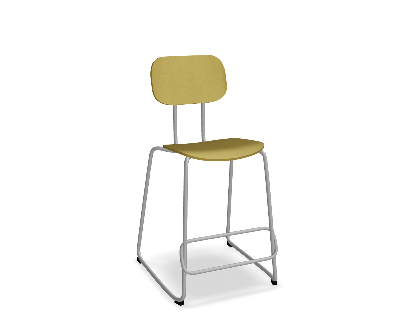 Hoker NEW SCHOOL jasnoszara podstawa – metal