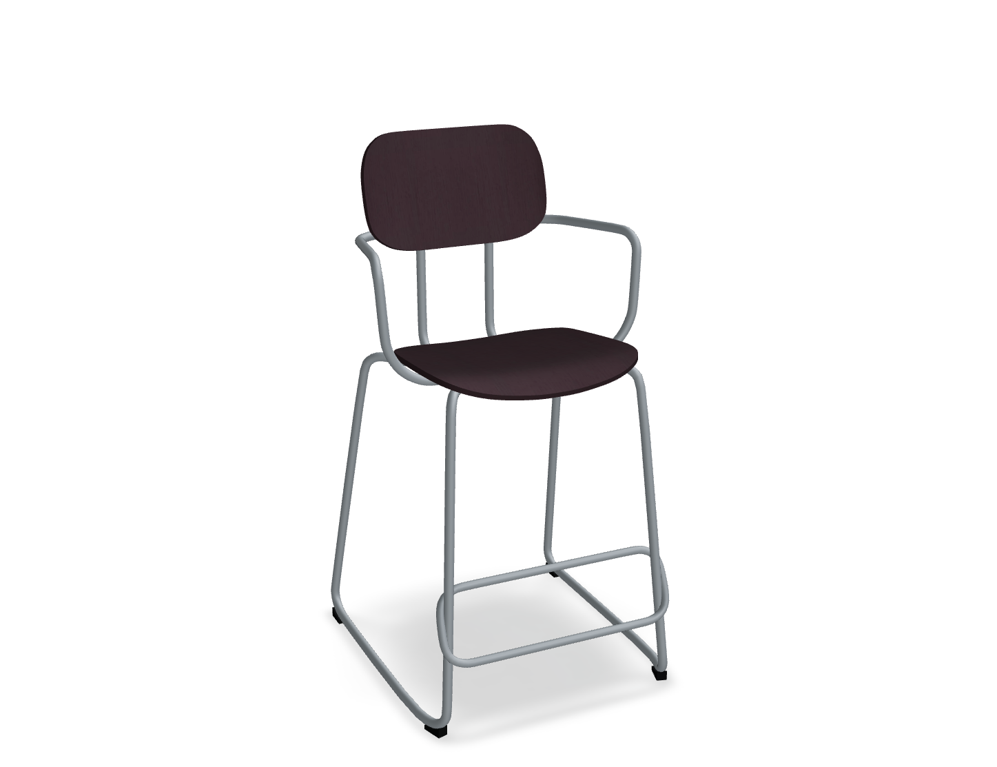 Hoker NEW SCHOOL ciemnoszara podstawa do kuchni – .mdd