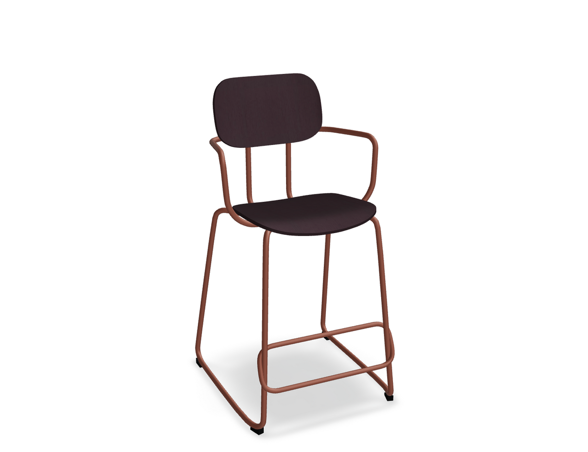Hoker NEW SCHOOL ceglasta podstawa – styl nowoczesny