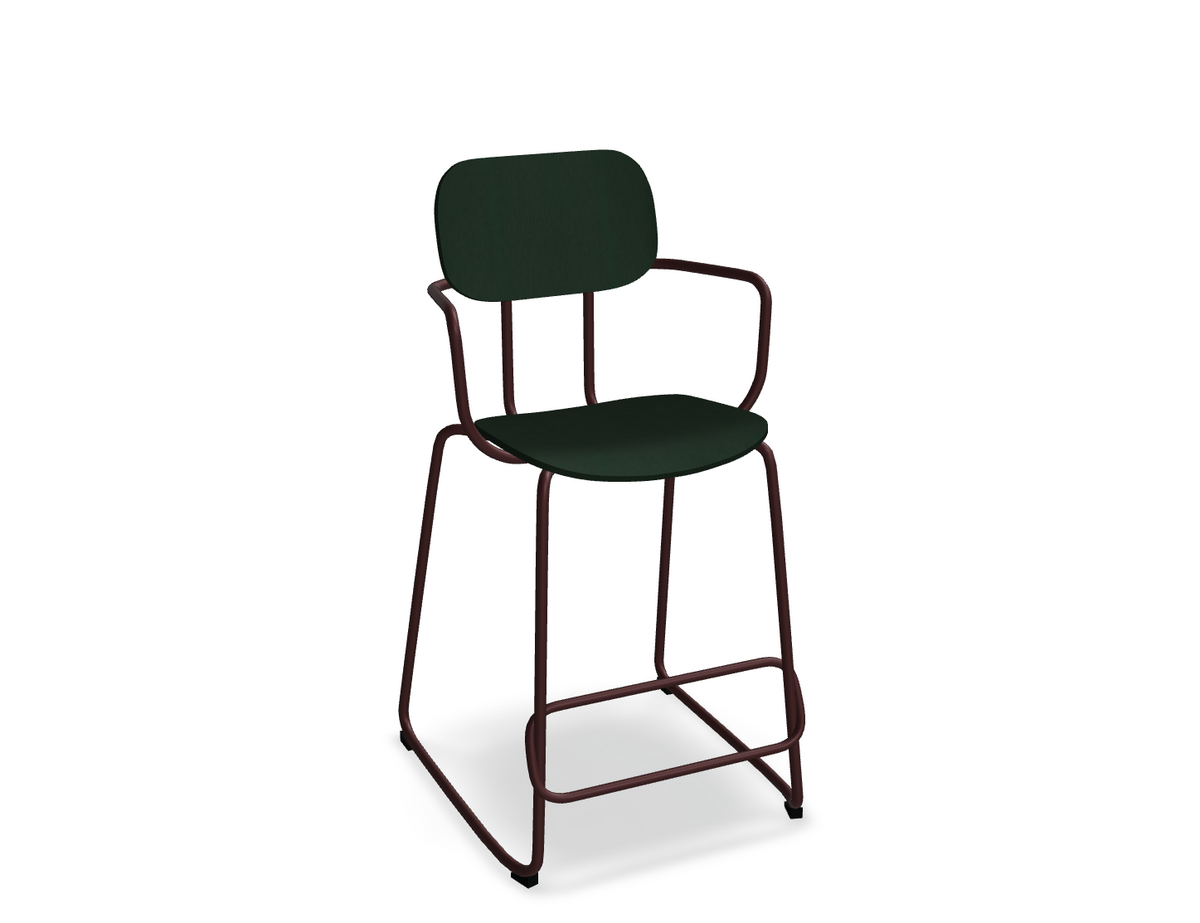 Hoker NEW SCHOOL bordowa podstawa do kuchni – .mdd