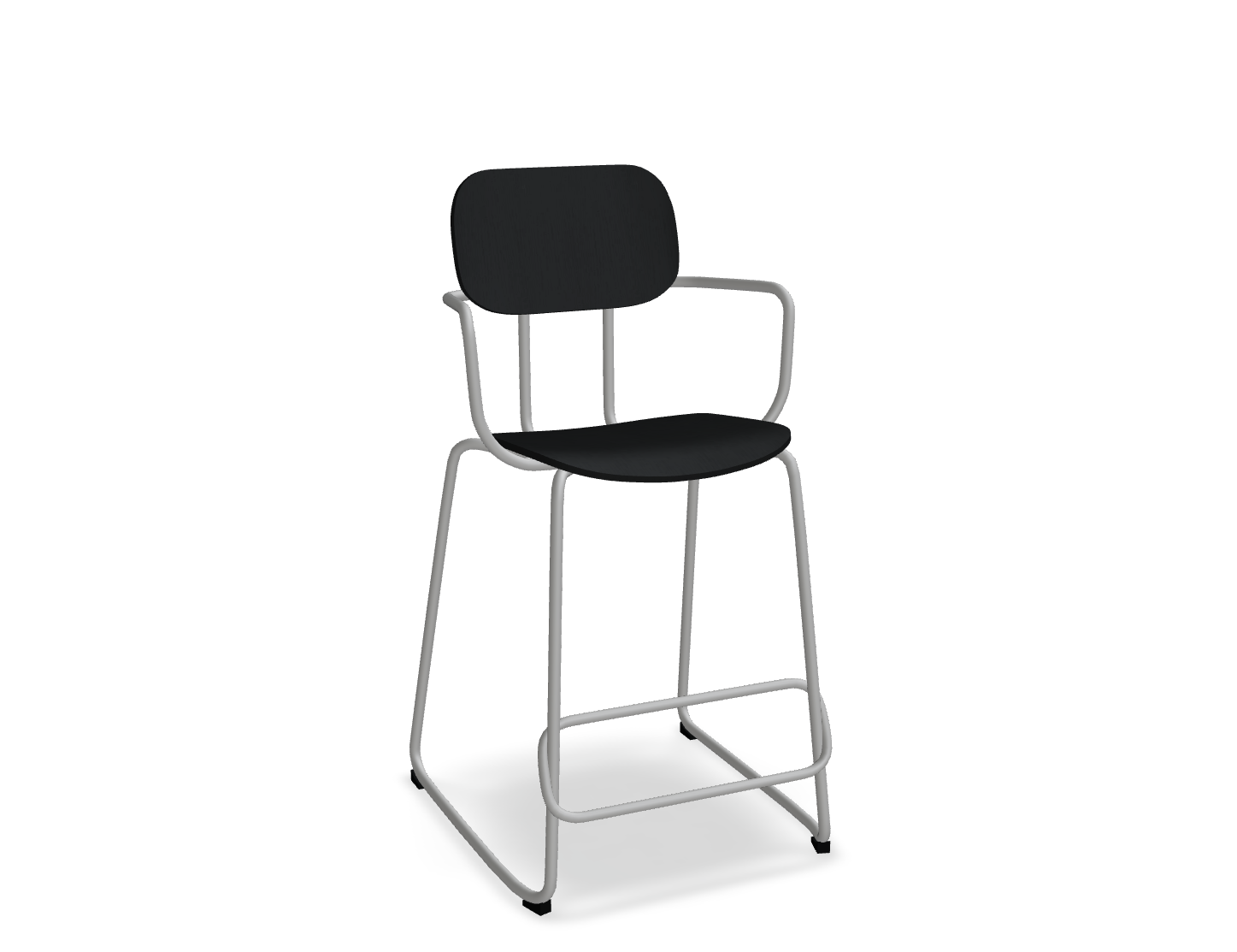 Hoker NEW SCHOOL jasnoszara podstawa do kuchni – styl nowoczesny