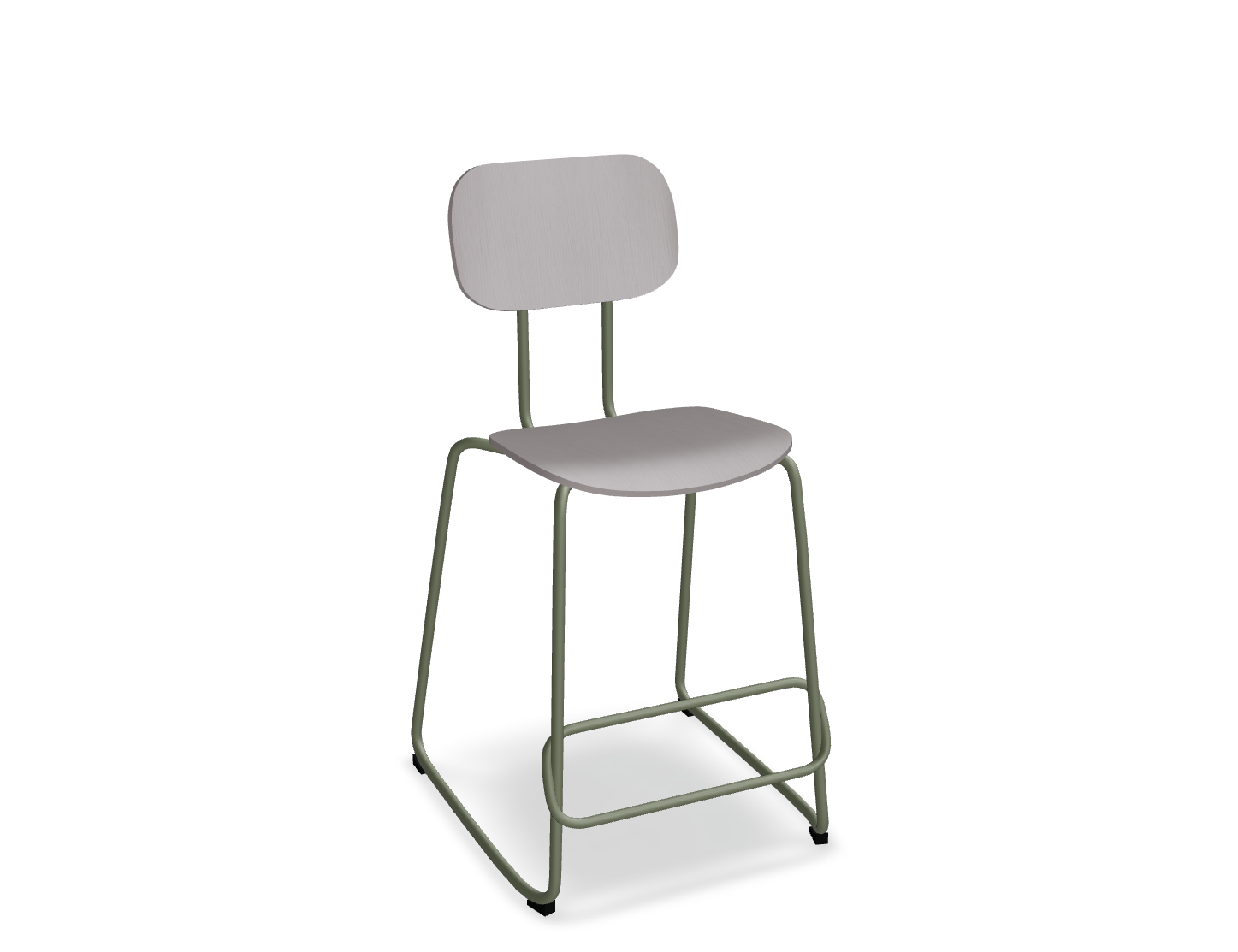 Hoker NEW SCHOOL oliwkowa podstawa do kuchni – styl nowoczesny