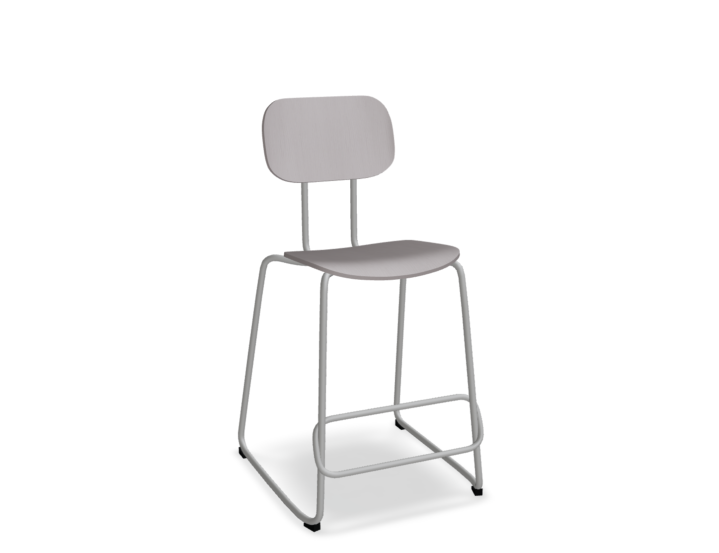 Hoker NEW SCHOOL jasnoszara podstawa do kuchni – styl nowoczesny