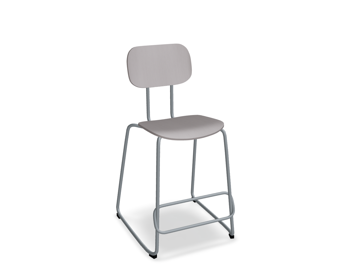 Hoker NEW SCHOOL ciemnoszara podstawa do kuchni – styl nowoczesny