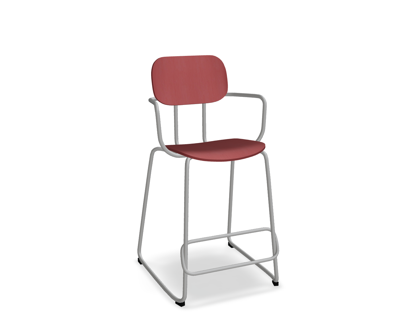 Hoker NEW SCHOOL jasnoszara podstawa – styl nowoczesny