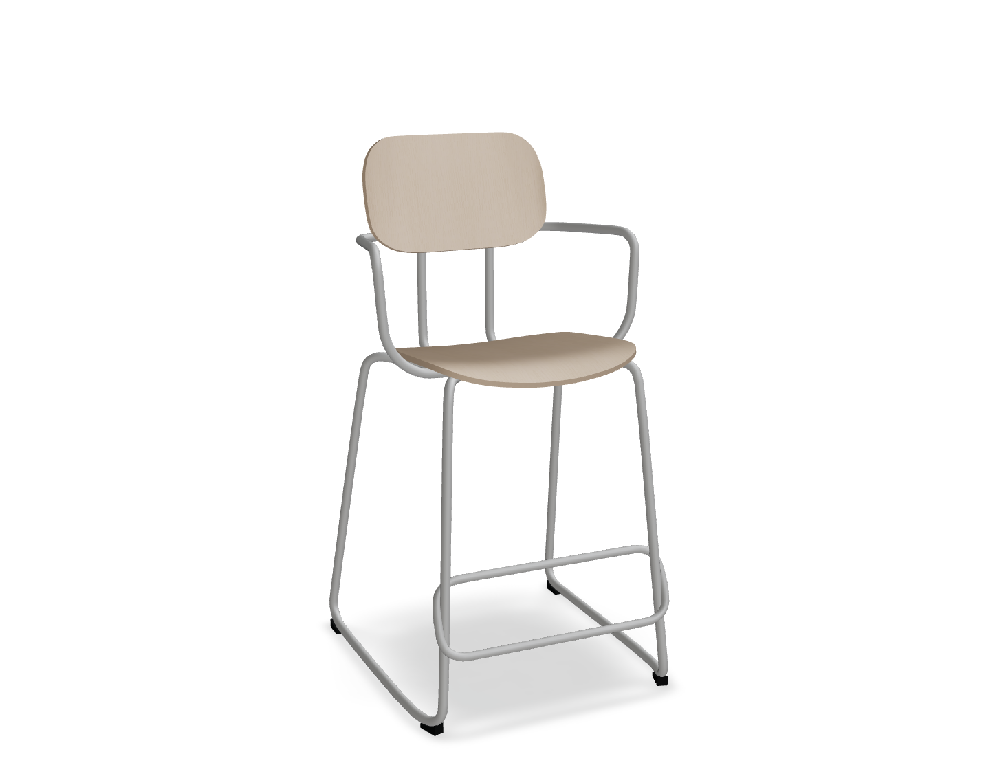 Hoker NEW SCHOOL jasnoszara podstawa – metal