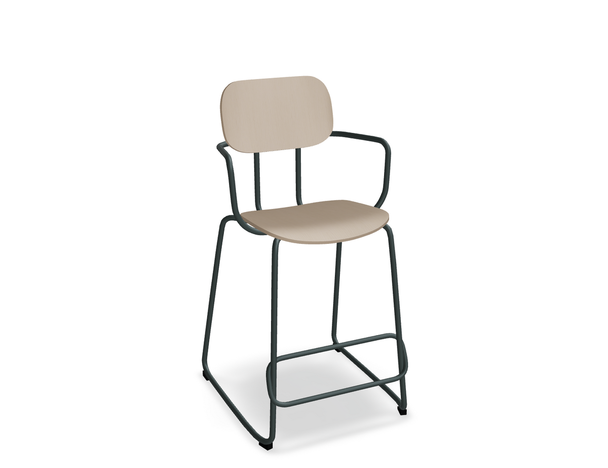 Hoker NEW SCHOOL ciemnozielona podstawa – metal