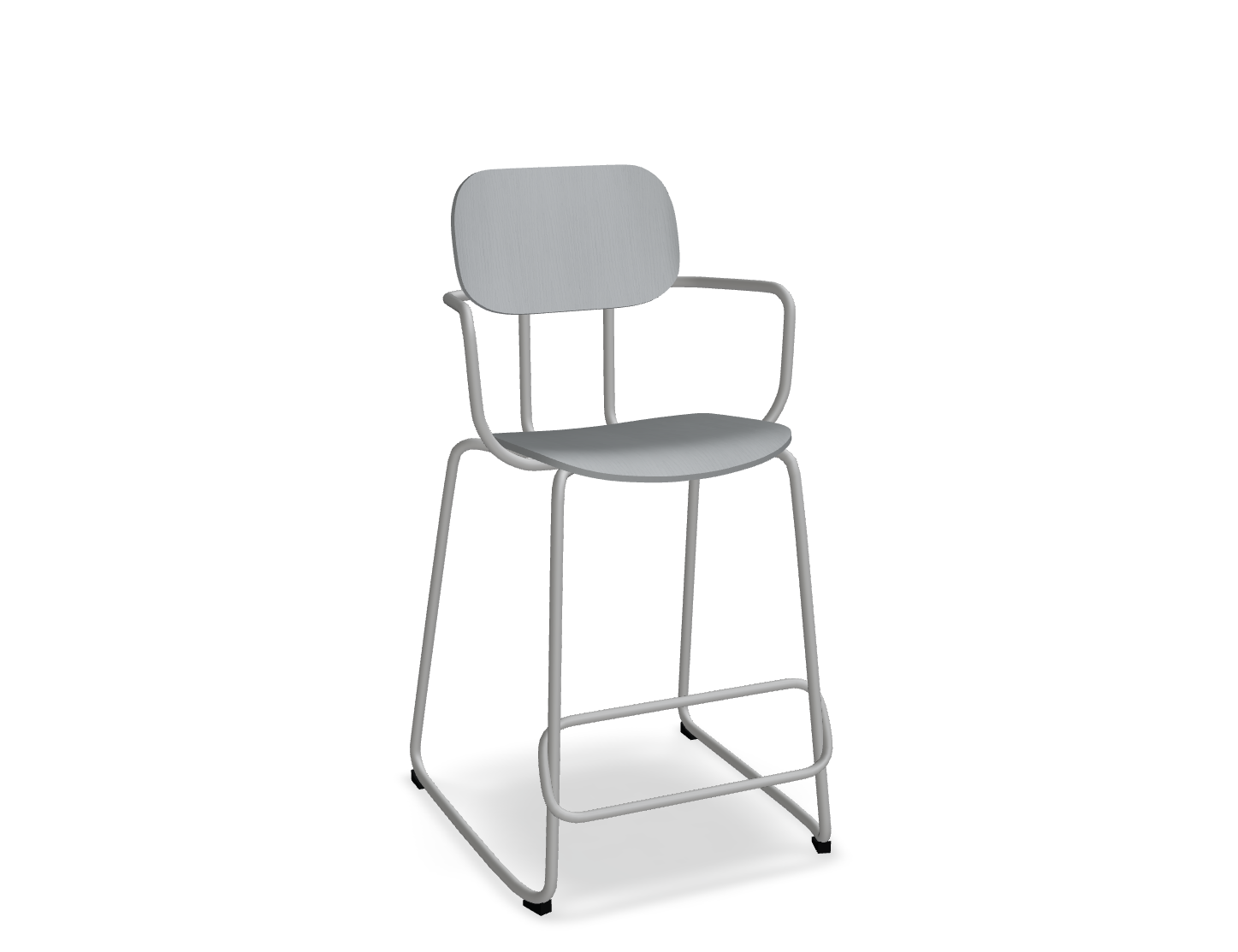Hoker NEW SCHOOL jasnoszara podstawa – metal, .mdd
