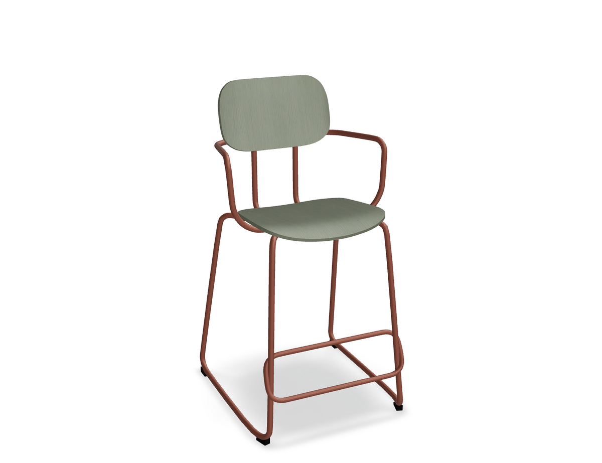 Hoker NEW SCHOOL ceglasta podstawa – metal, .mdd