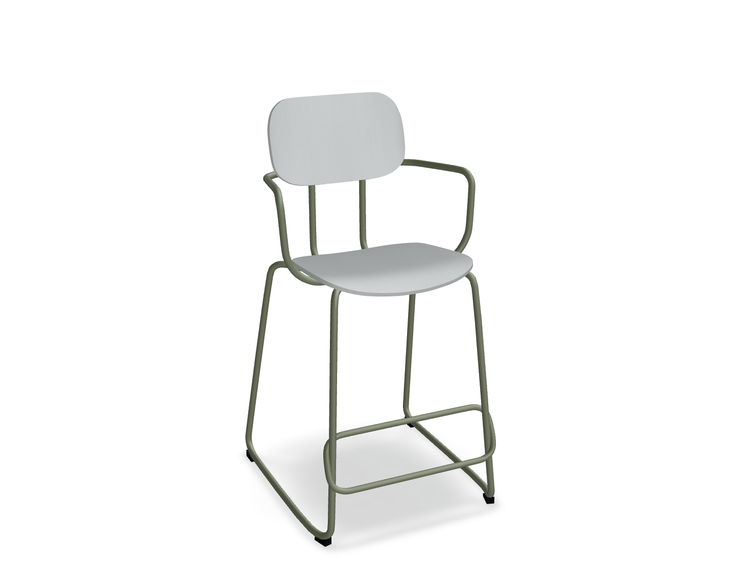 Hoker NEW SCHOOL oliwkowa podstawa – metal