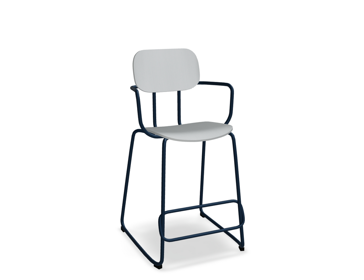 Hoker NEW SCHOOL niebieska podstawa do kuchni – styl nowoczesny