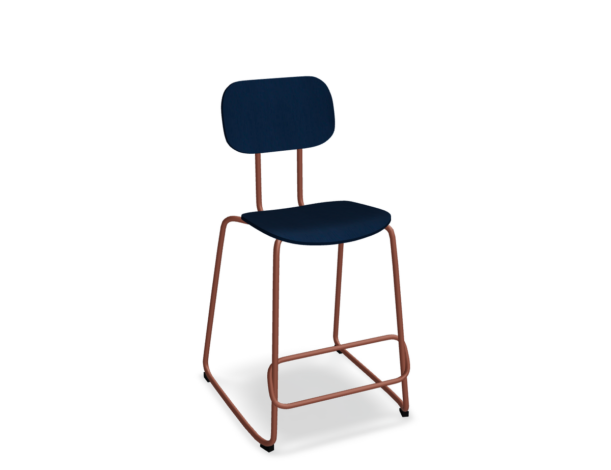 Hoker NEW SCHOOL ceglasta podstawa do kuchni – styl nowoczesny