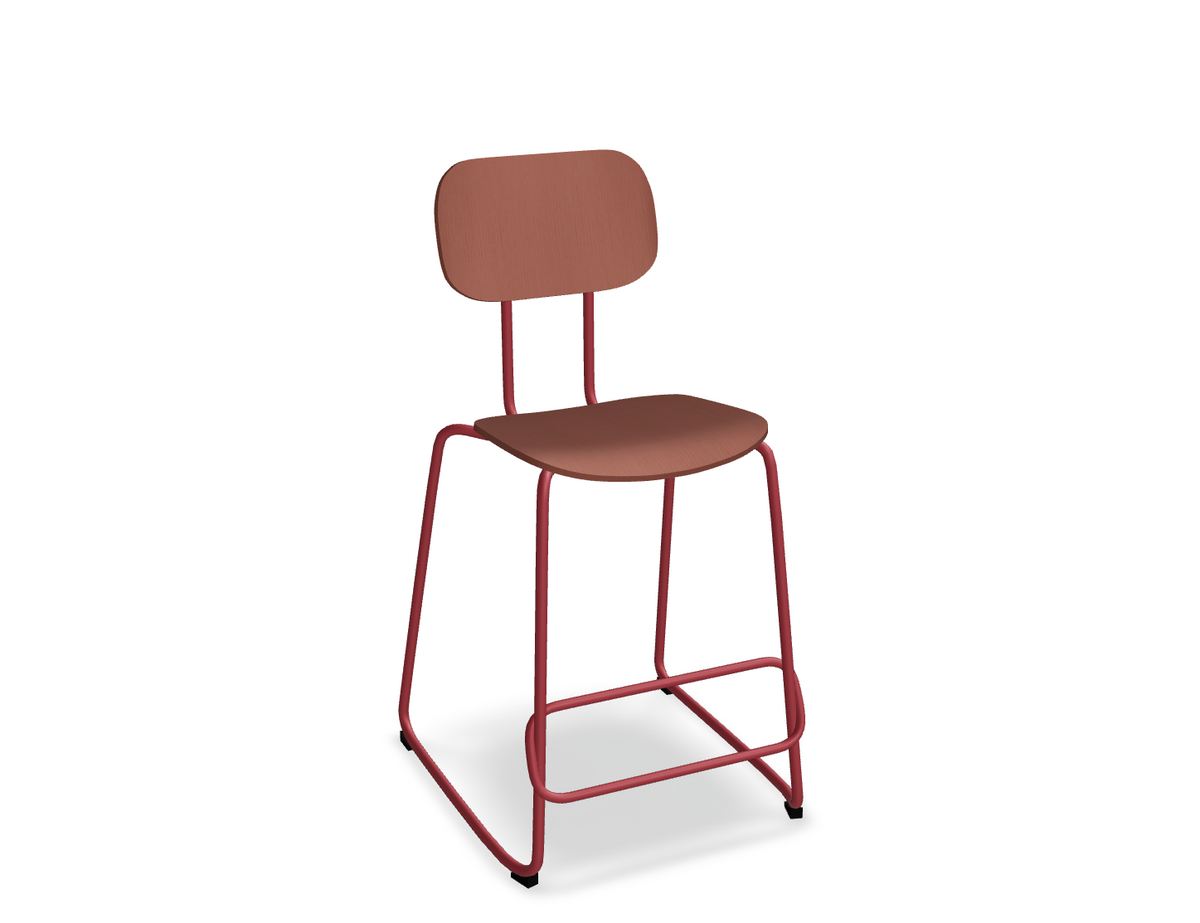 Hoker NEW SCHOOL czerwona podstawa – .mdd