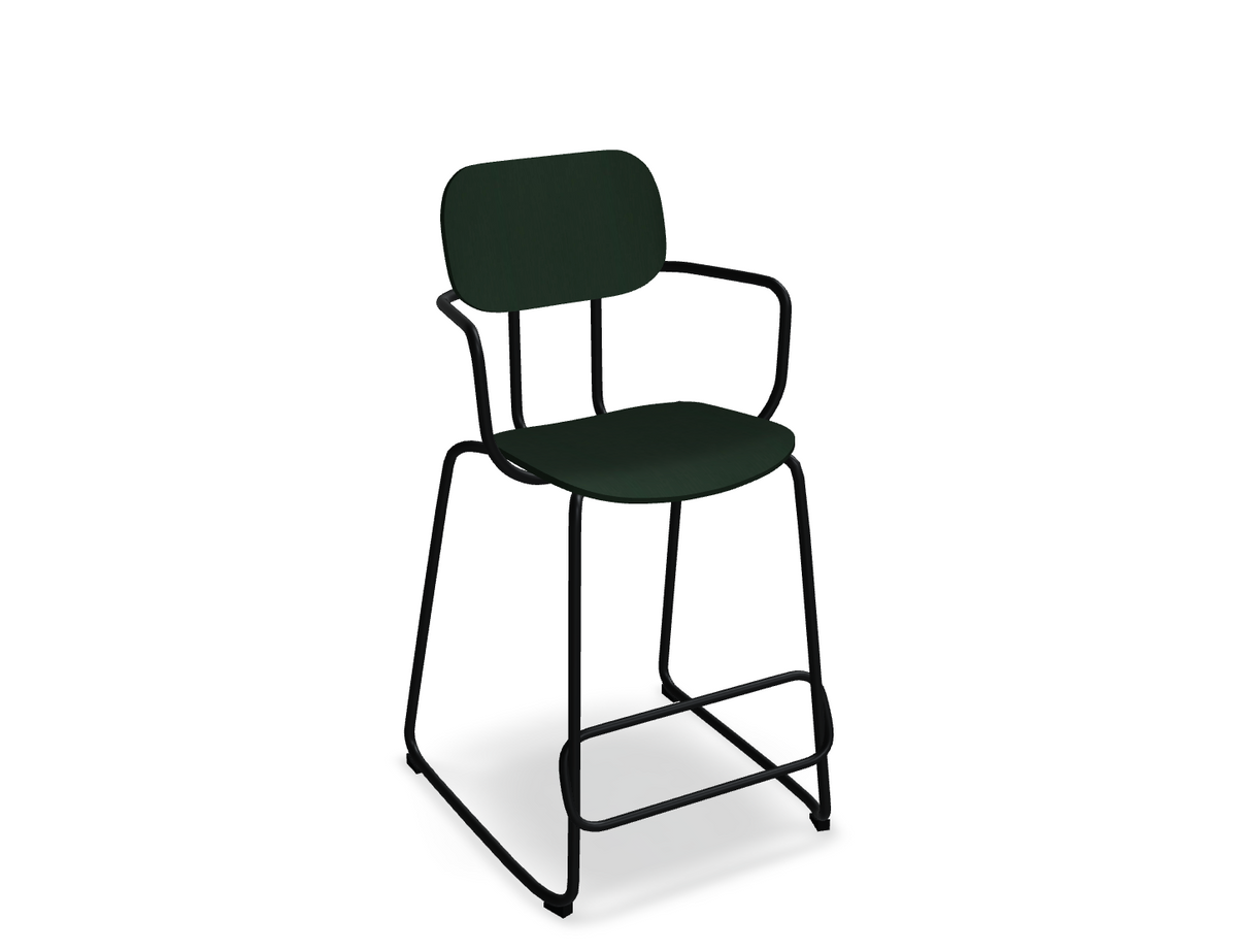 Hoker NEW SCHOOL czarna podstawa do kuchni – .mdd