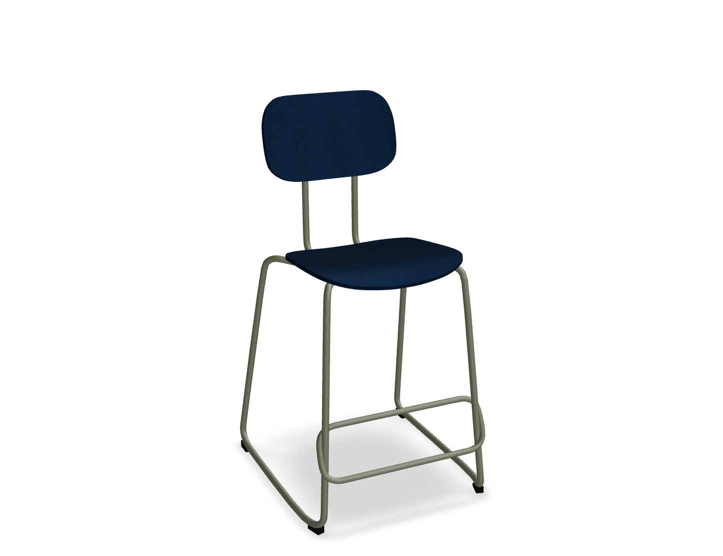Hoker NEW SCHOOL oliwkowa podstawa – styl nowoczesny