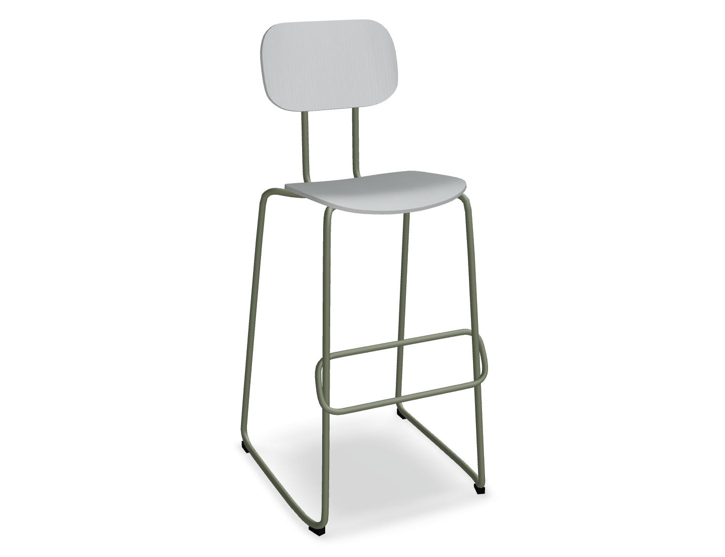 Hoker NEW SCHOOL oliwkowa podstawa do kuchni – styl nowoczesny