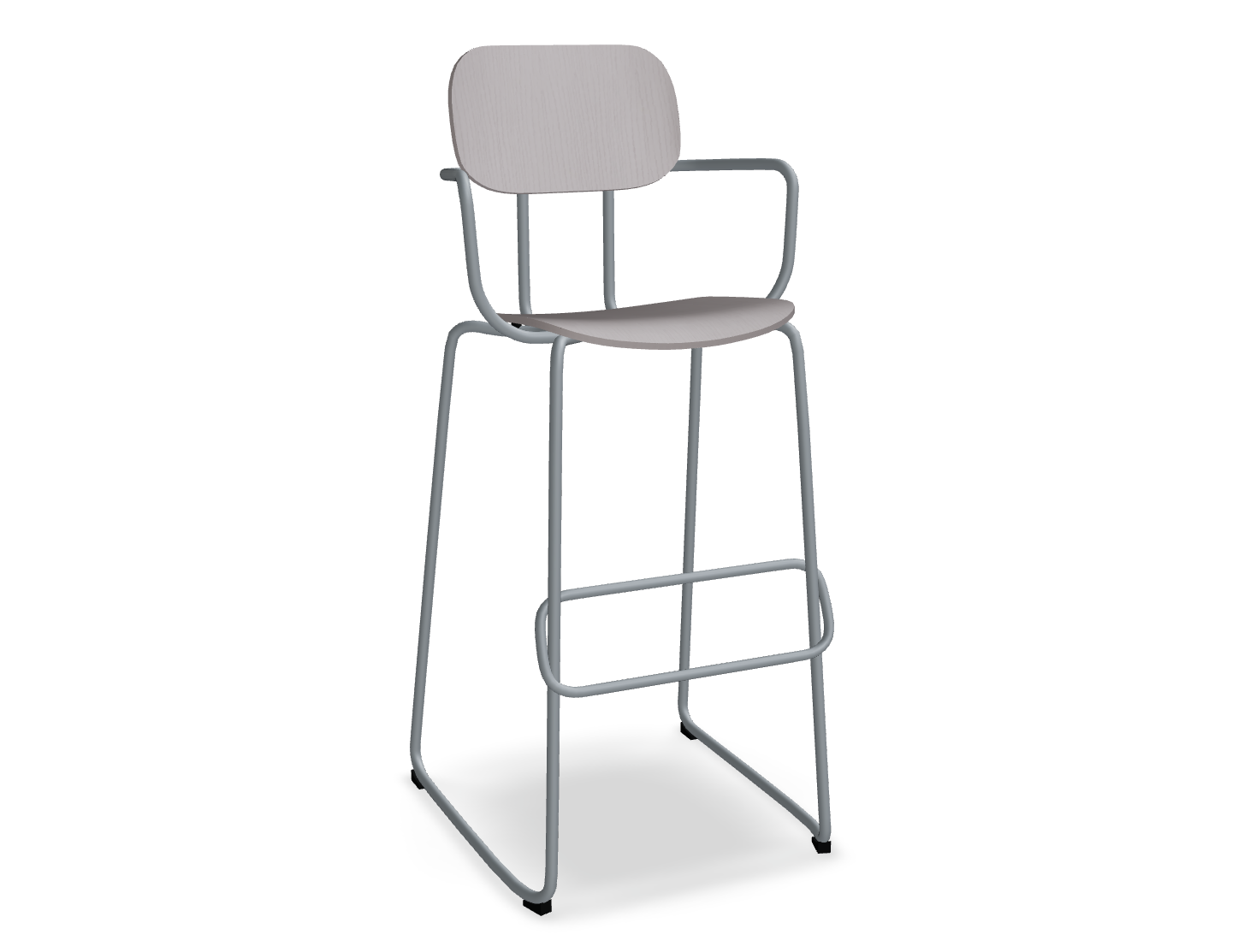 Hoker NEW SCHOOL ciemnoszara podstawa – styl nowoczesny