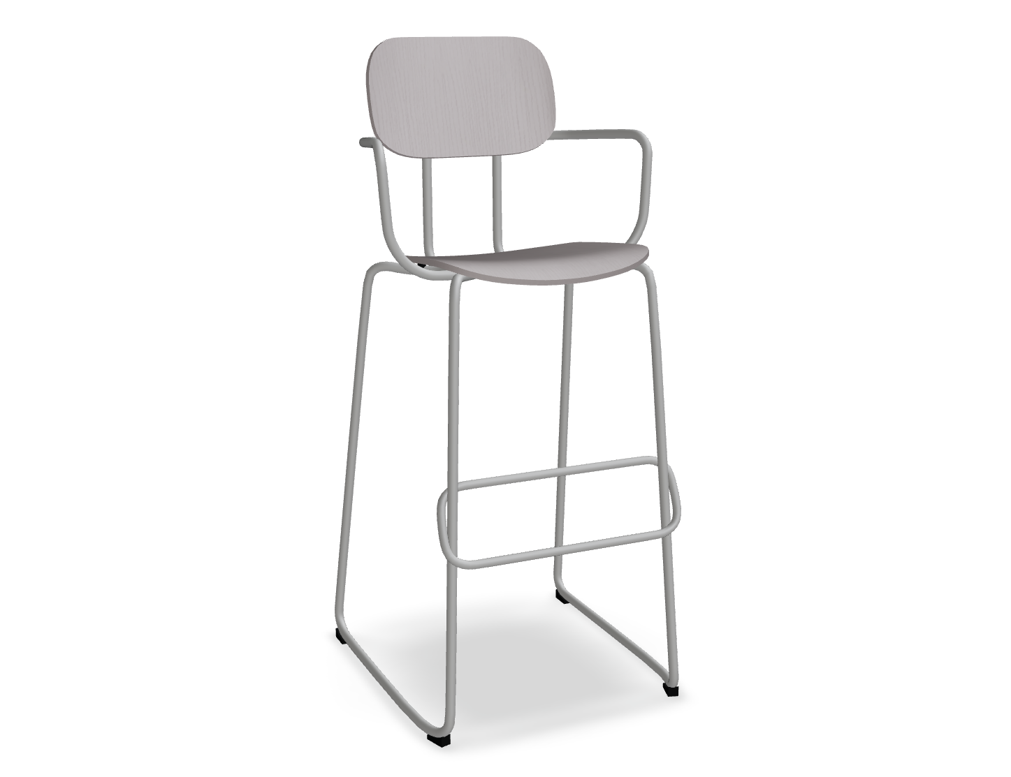 Hoker NEW SCHOOL jasnoszara podstawa – styl nowoczesny