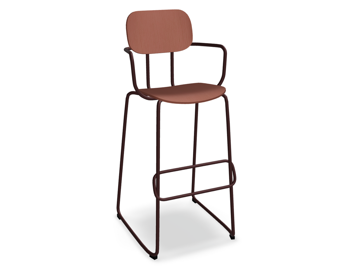 Hoker NEW SCHOOL bordowa podstawa – metal, .mdd