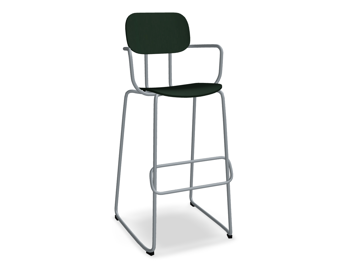 Hoker NEW SCHOOL ciemnoszara podstawa do kuchni – styl nowoczesny