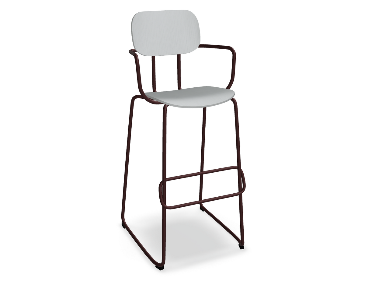 Hoker NEW SCHOOL bordowa podstawa – metal, .mdd