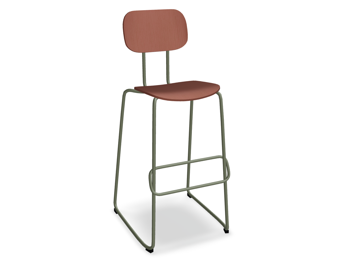 Hoker NEW SCHOOL oliwkowa podstawa – metal, .mdd