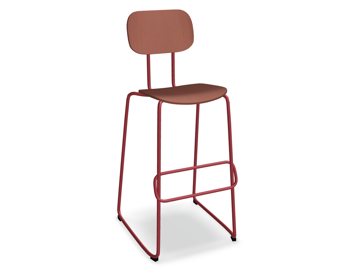 Hoker NEW SCHOOL czerwona podstawa – metal, .mdd