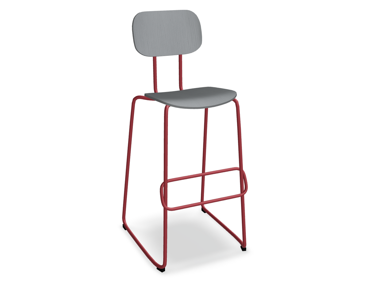 Hoker NEW SCHOOL czerwona podstawa – metal, .mdd