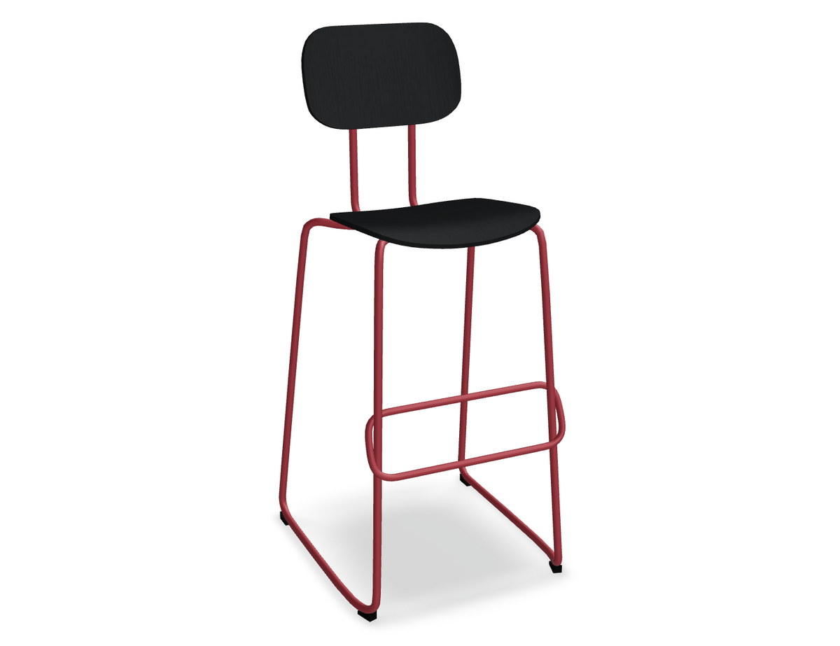 Hoker NEW SCHOOL czerwona podstawa do kuchni – .mdd