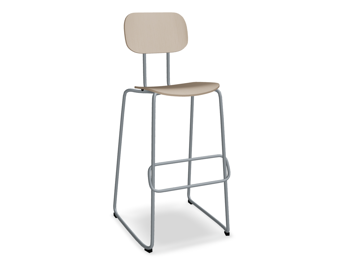 Hoker NEW SCHOOL ciemnoszara podstawa do kuchni – styl nowoczesny