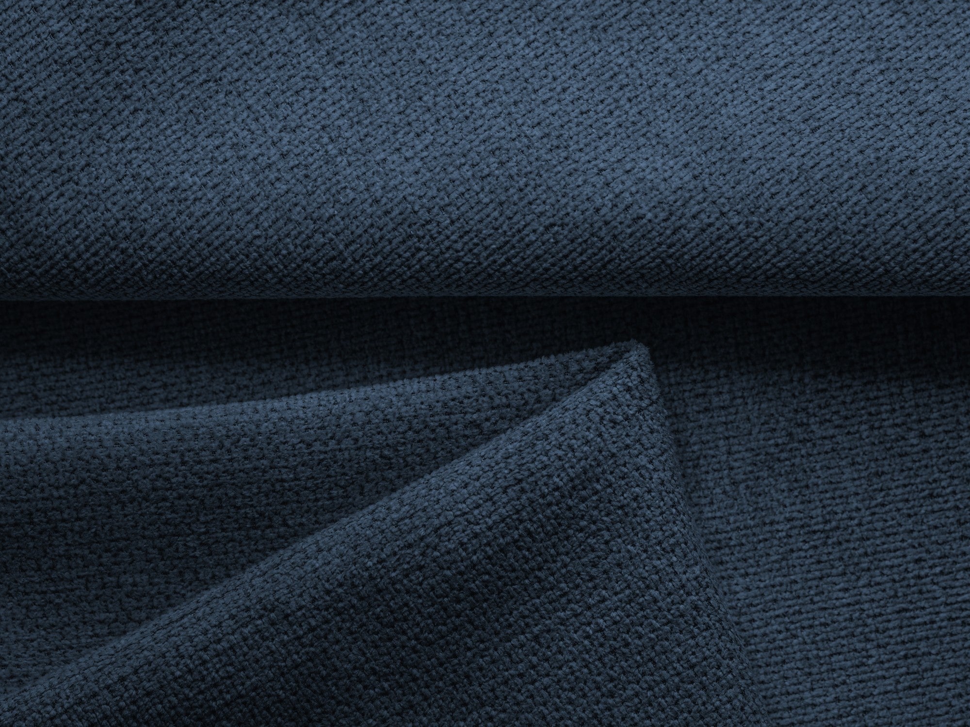 Panoramic Corner Sofa with Sleeping Function NANEA Royal Blue Chenille