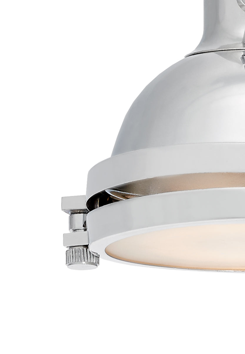 NAUTILIUS chrome wall lamp