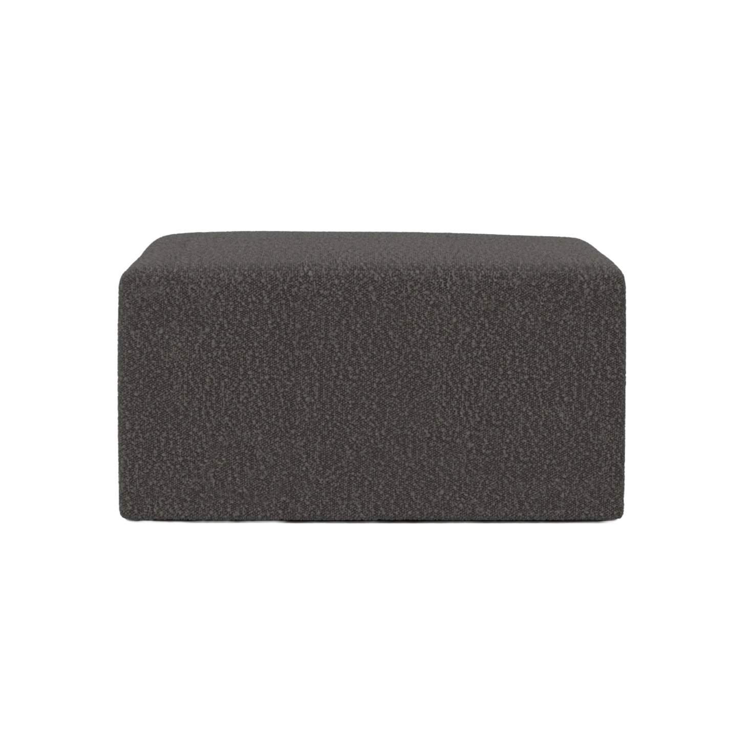 Modulsofa TORI - Pouf schwarzes Boucle