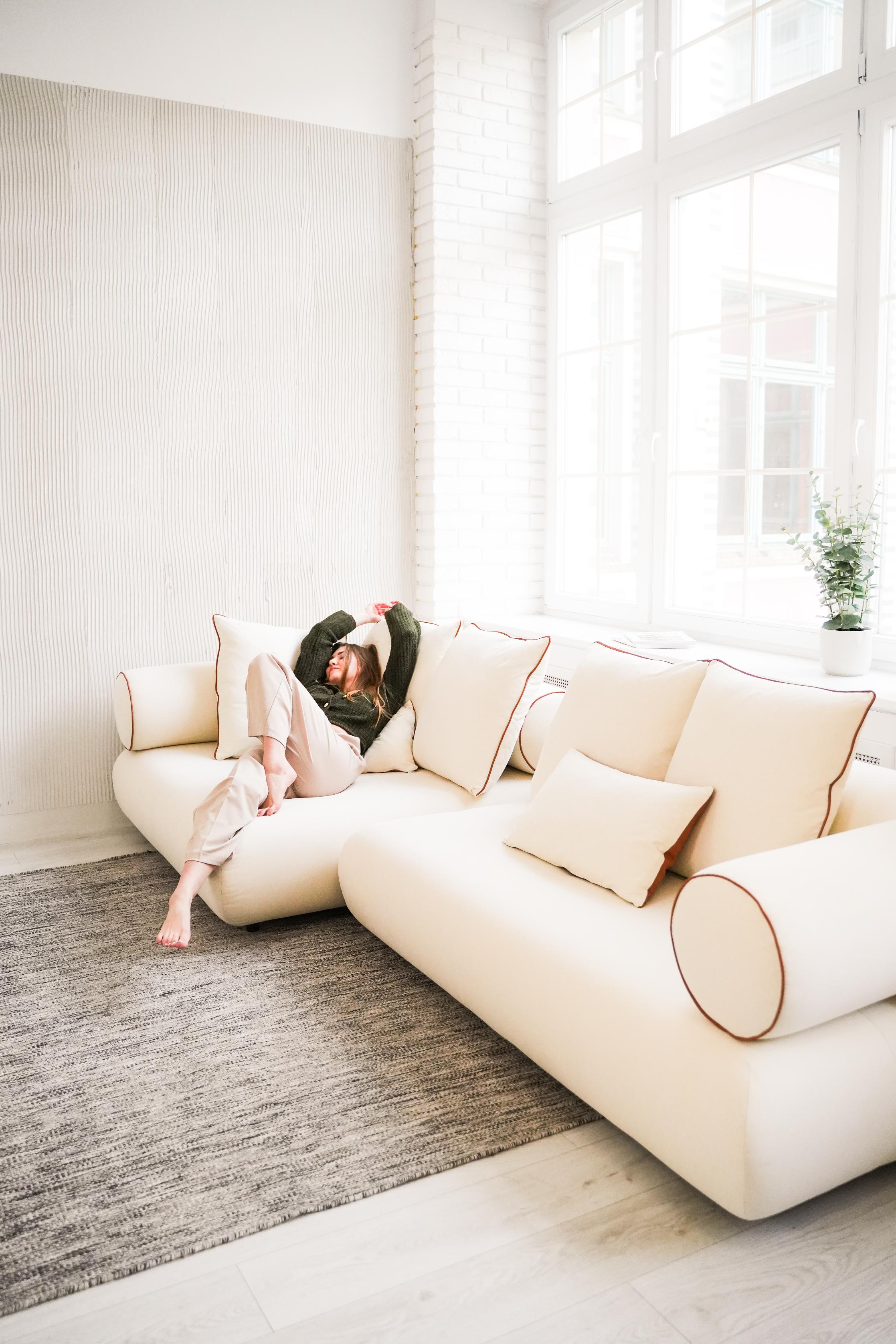 Linkes Ecksofa CASABLANCA personalisiert