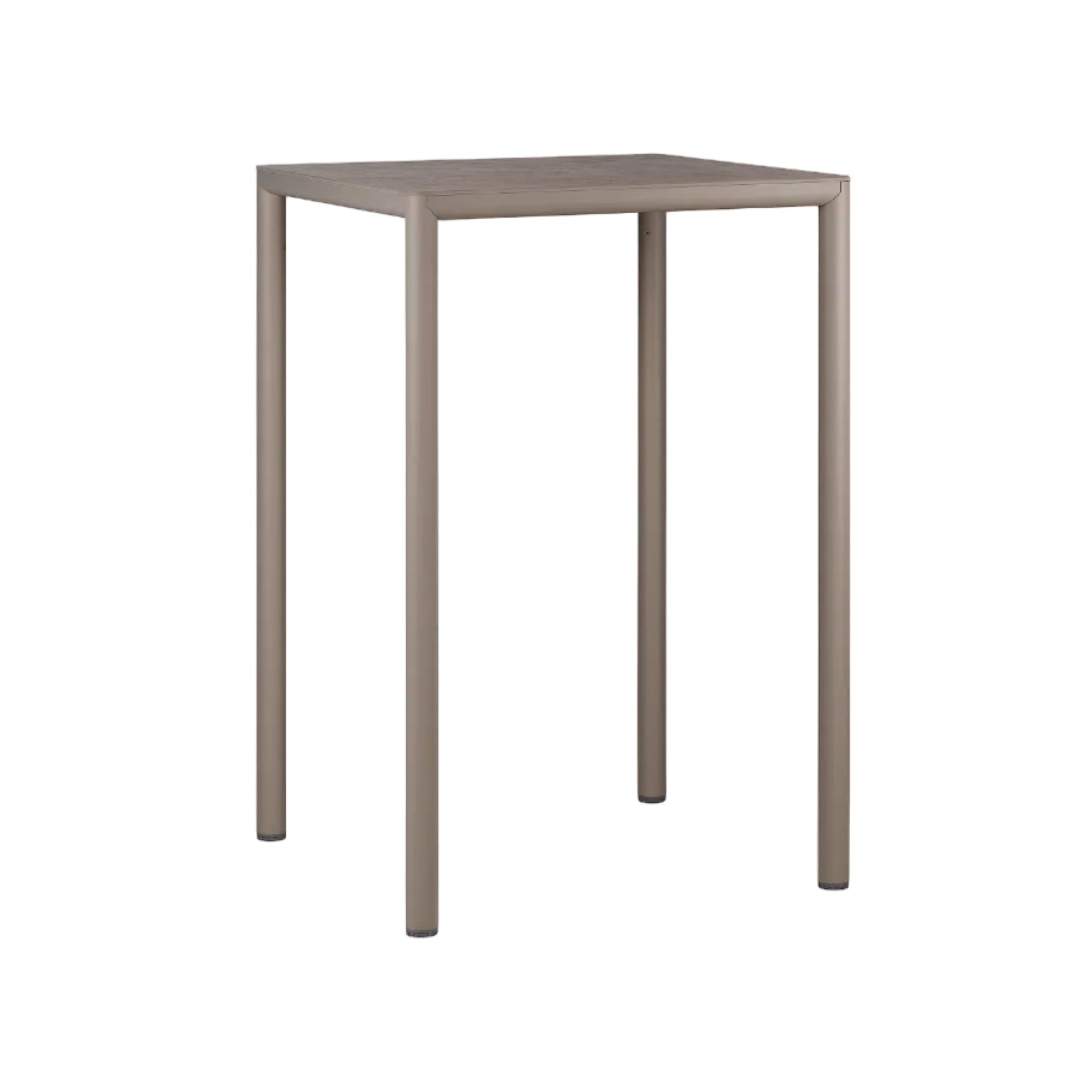 PIAVE HIGH taupe Square Outdoor Table