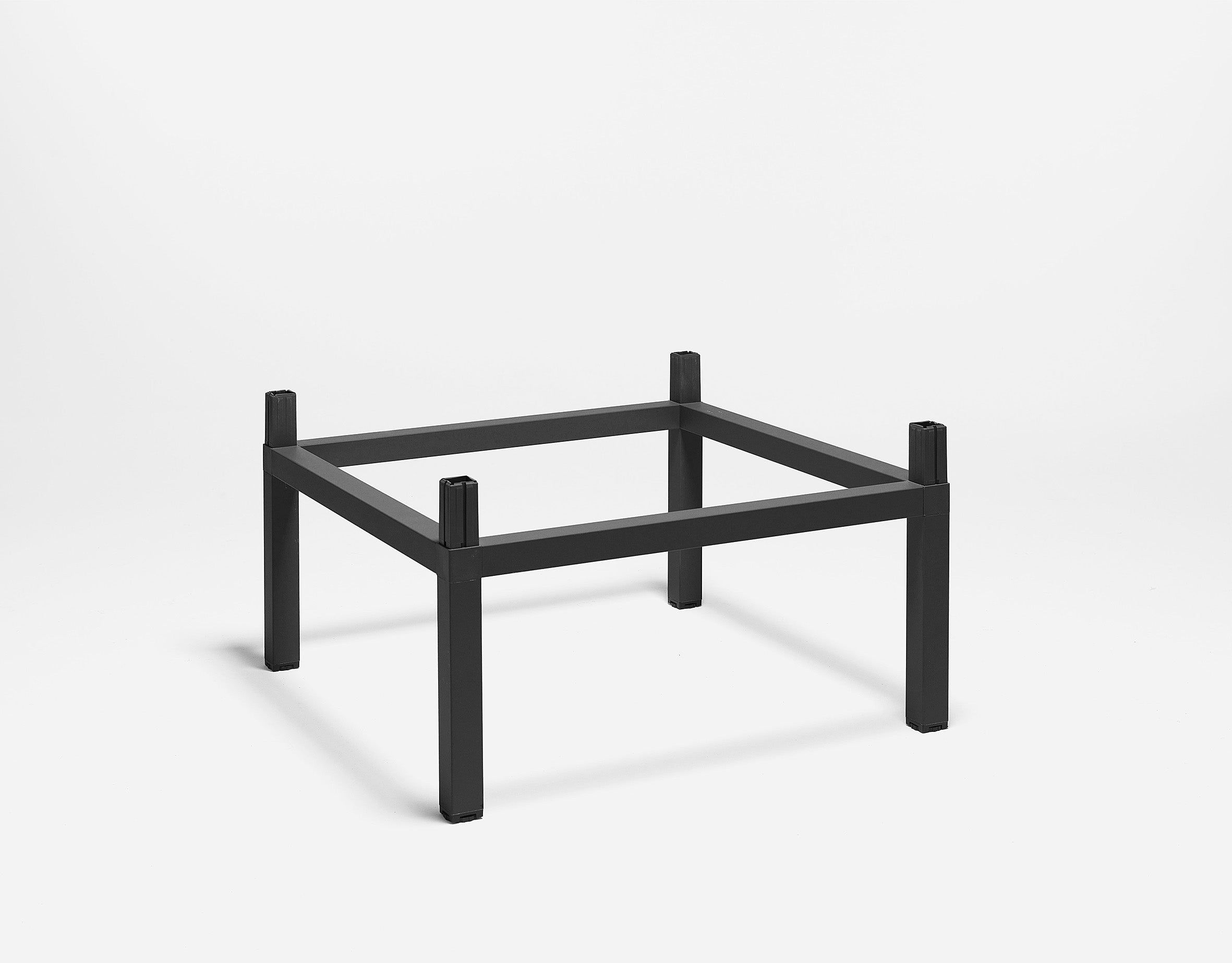 Buiten vierkante tafel CUBE antraciet