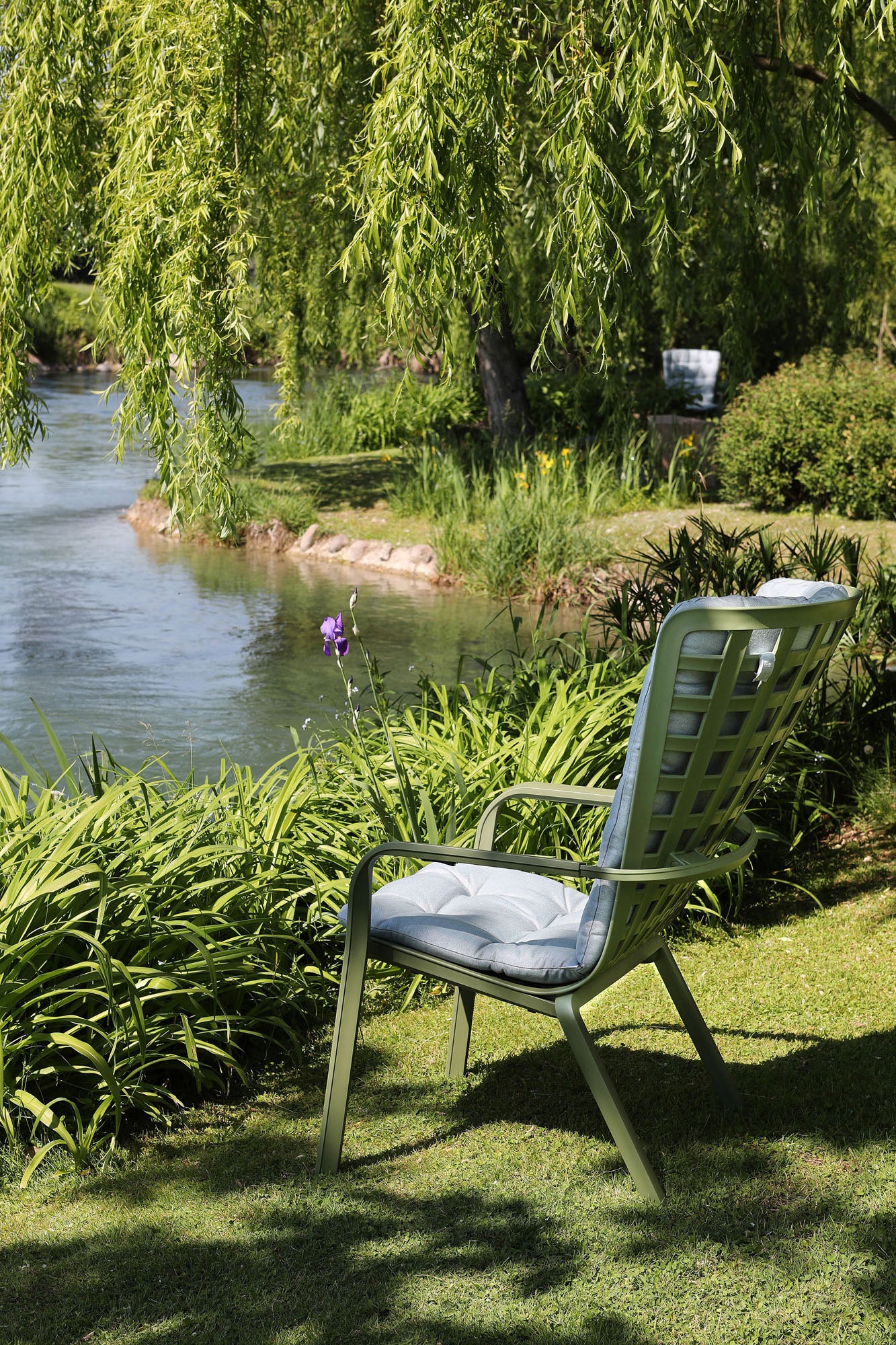 Buitenfauteuil FOLIO agave groen