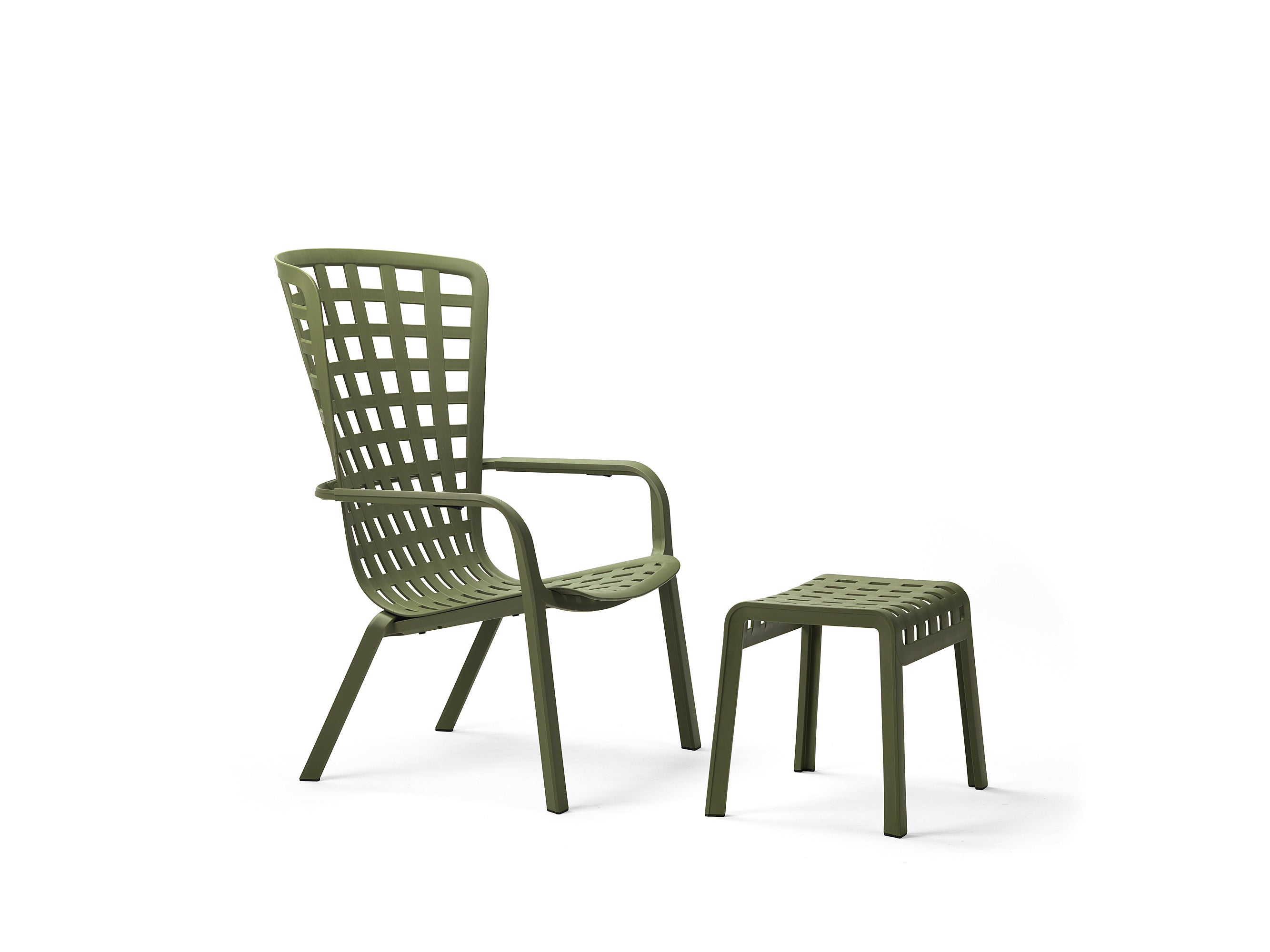 Buitenfauteuil FOLIO agave groen