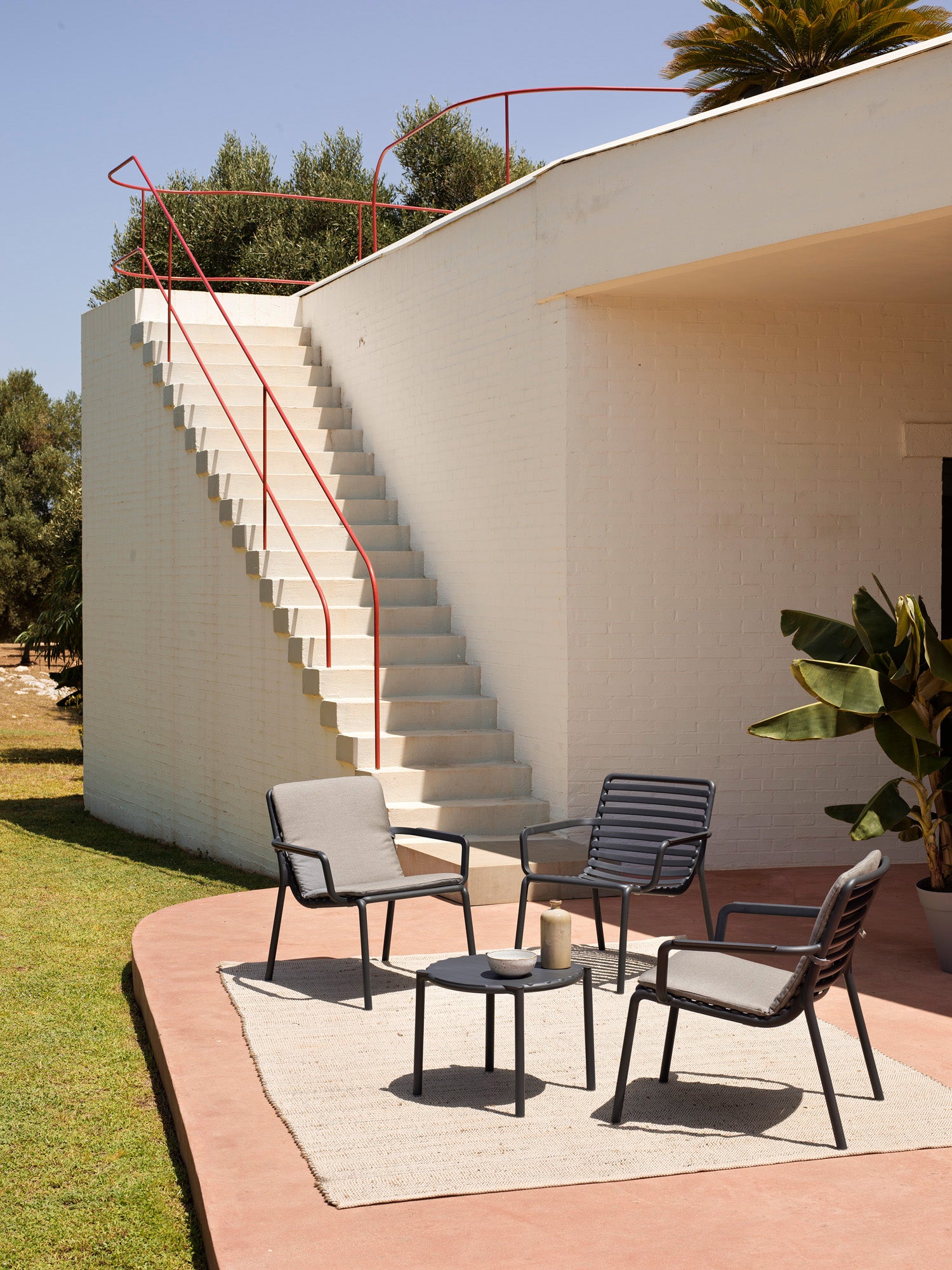 Außenstuhl DOGA braun