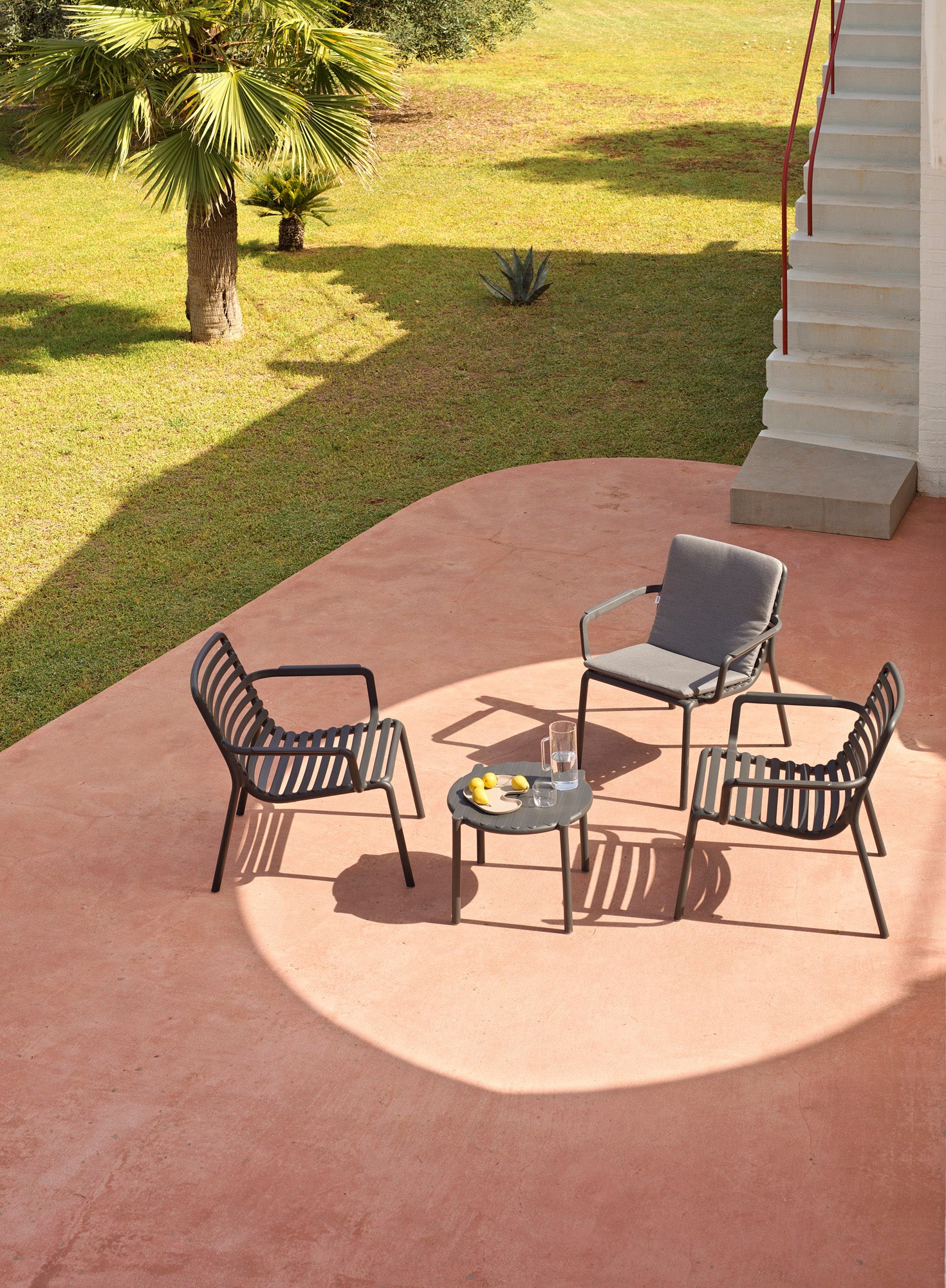 Außenstuhl DOGA braun