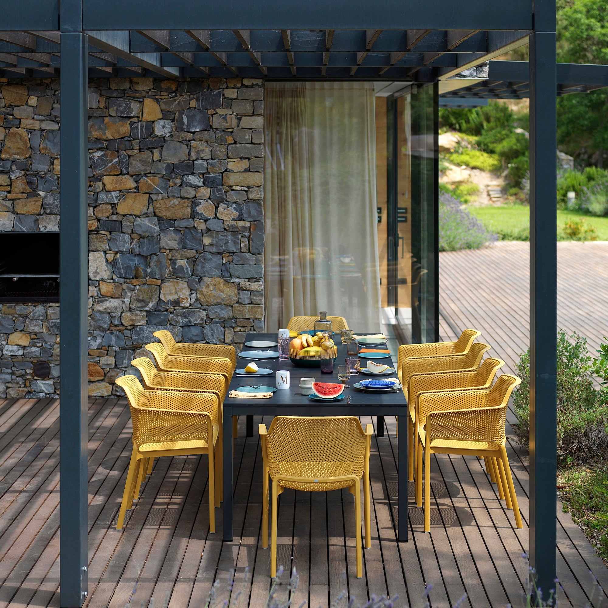 NET Outdoor Chair Mustard