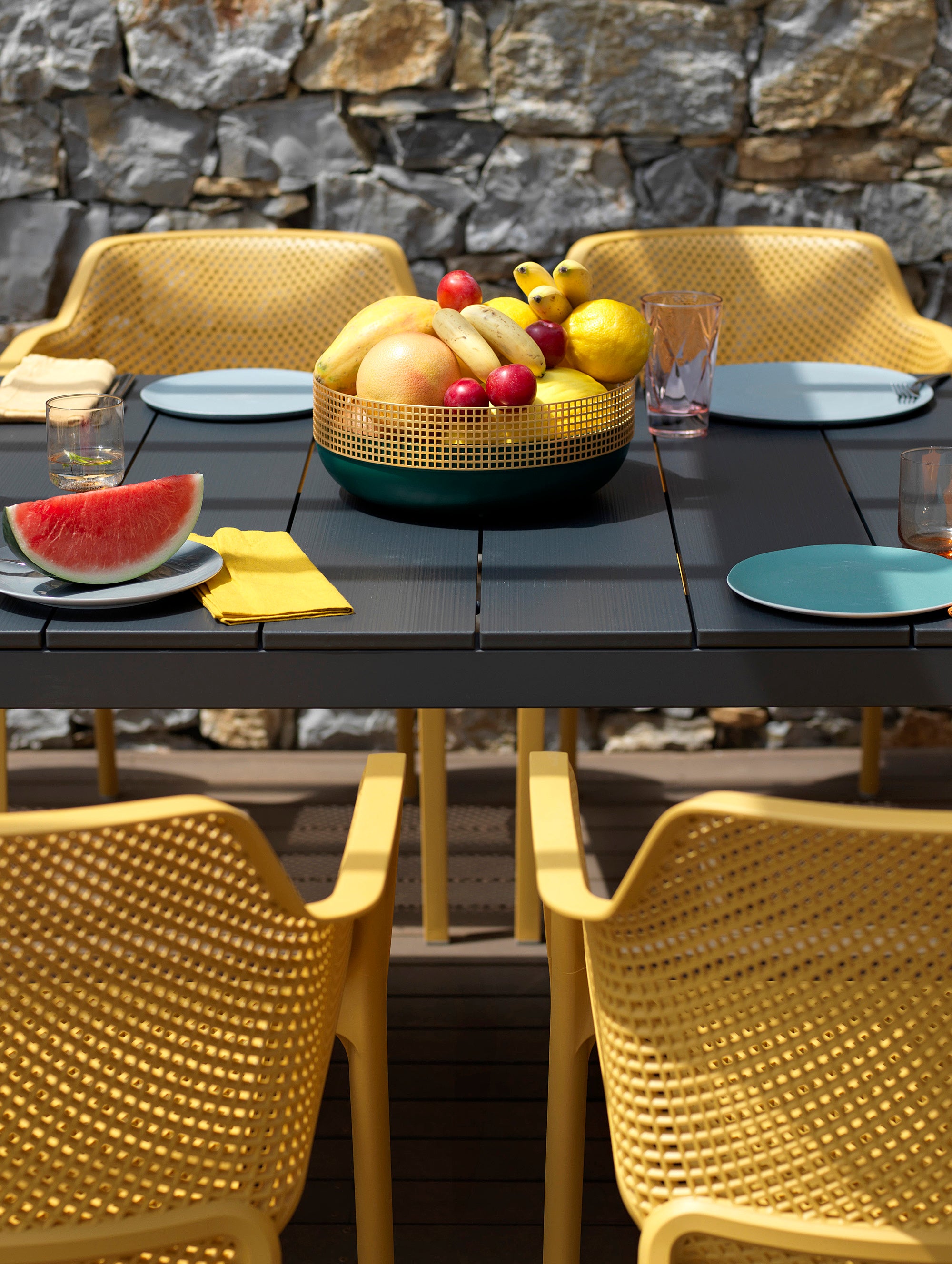 NET Outdoor Chair Mustard