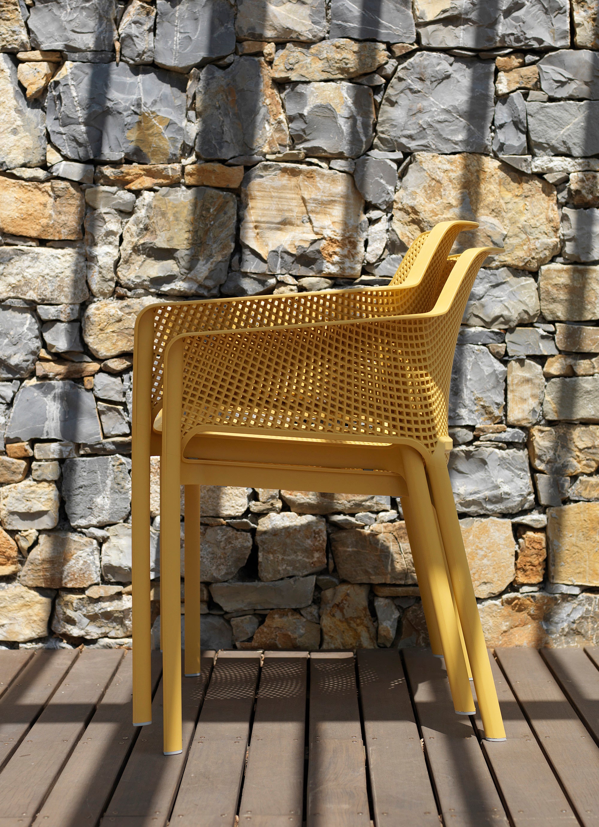 NET Outdoor Chair Mustard