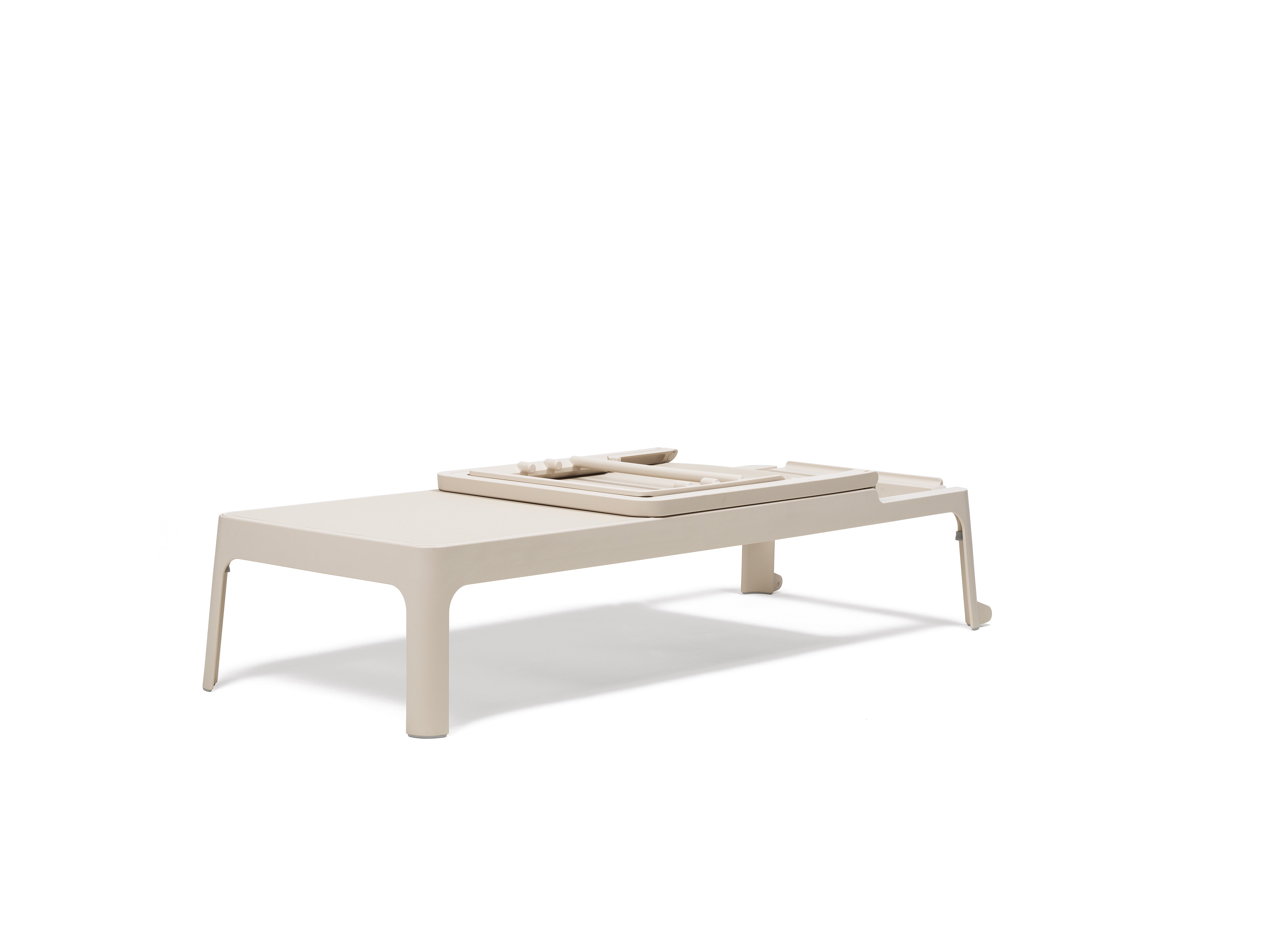 Buitenligstoel PLANO beige